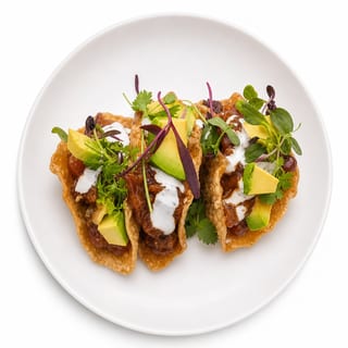 Ahi Tuna Tartare Tacos